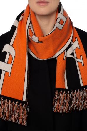Logo-embroidered scarf, zdjęcie 2 Logo-embroidered scarf od Burberry